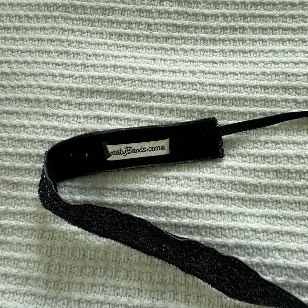 Blue Glitter Sweaty Bands Headband - Picture 5 of 7